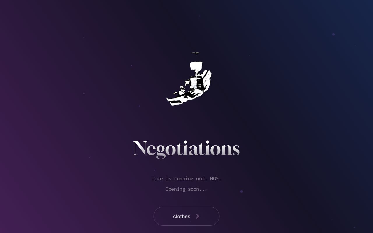Carrd profile picture for @negotiations